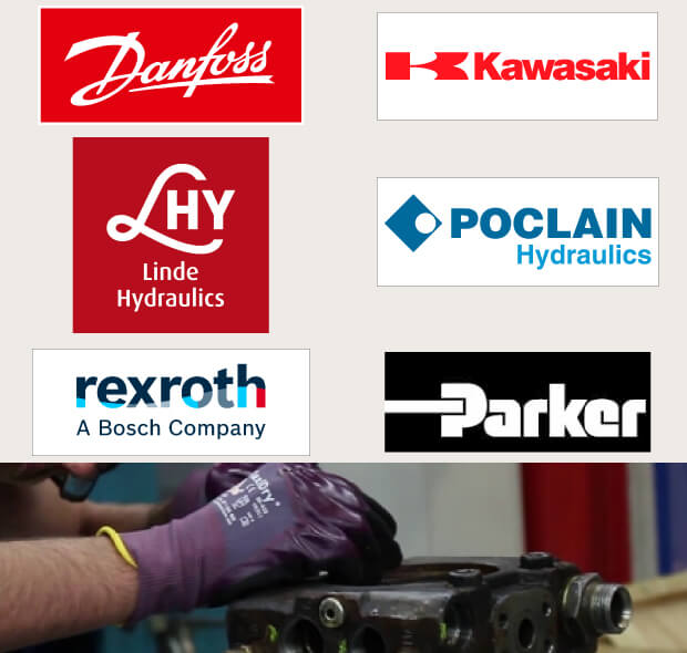 Logo Danfoss Poclain Linde et Kawasaki